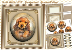 8x8 mini kit , Gorgeous Spaniel Pup , Pyramid 