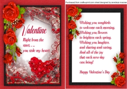 Valentine , Right From The Start, with Insert
