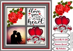  Beautiful 4 Square Valentine 