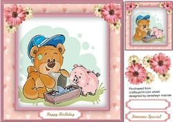 Pig Feeding Bear