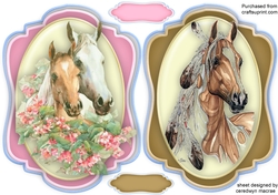 2 Beautifulk Horse Toppers