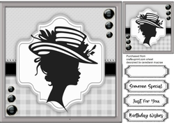 Beautiful Silhouette Lady 1