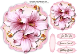Beautiful Lily Logics Topper