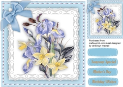 Beautifl Spray of Summer Irises