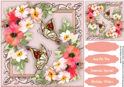 Soft Flowers and Butterflys 
