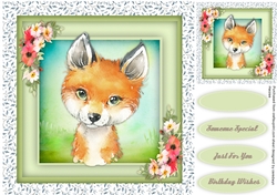 Beautiful Water coloured Fox