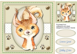 Cute R3d Squirrel