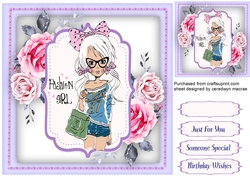 Trendy Fashion Girl