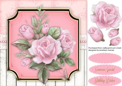 Beautiful Pink French Roses 