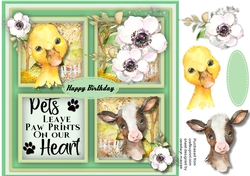Beautiful 4 Square Animals 4
