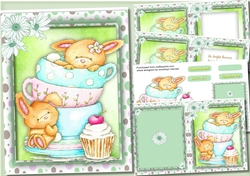 A 5 , Mini Kit Afternoon Tea Bunnt