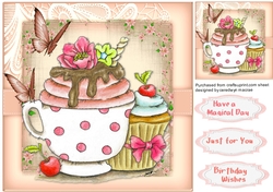 Lovely Cup and Cake 