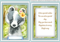 Baby Badger , with Verse