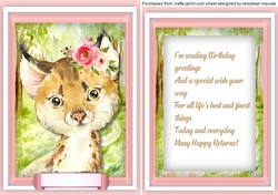 Baby Bob Cat , with Verse