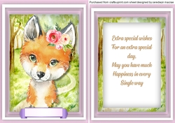 Baby Fox , with Verse