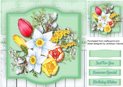 Spring Flowers and Babys Breath