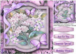 Lilac  Rhapsody and Butterflys 