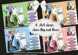4 sheet card front , 