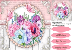 Beautiful Anemones in a paerl Frame