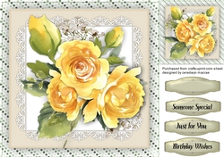 Yellow Balm Roses