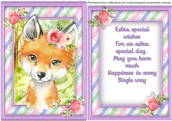 Gorgeous Birthday Fox
