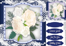 Beautiful White Roses