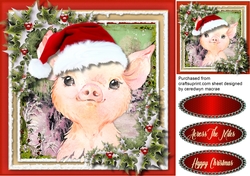 Gorgeous Christmas Pig