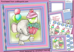 8x8 Mini Kit , Ellies Cupcake 