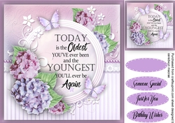 Beautiful Hydrangers and Birthday Wishes