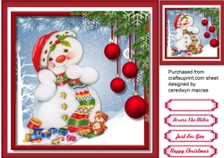 Snowman and Baubles