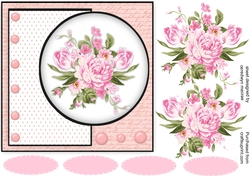 Beautiful Pink Rose Topper