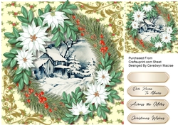 Beautiful White Poinsettias
