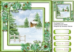 Christmas Snow Scene 