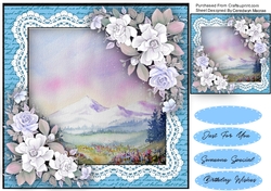 Beautiful Distant Mountains 1