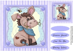Cute Dilly Donkey