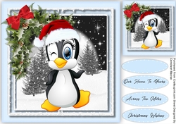 Penguins Christmas Hat 