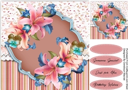 Pink Lillys and Pansy