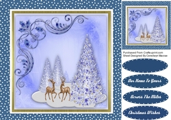 Blue Christmas Tree