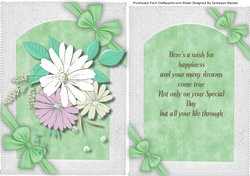 Alegro Flowers with Verse and Bows 