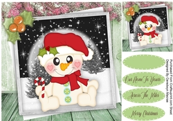 Snowman in the Snow
