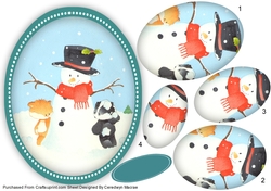 Snowman and Friends Pyramid 1