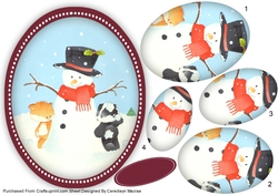 Snowman and Friends Pyramid 3