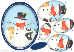 Snowman and Friends Pyramid 4
