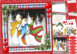 8x8 Mini Kit, Snowman Selfies