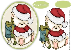 Boosy Santa Bear