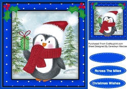 Penguins Woolly Scarf