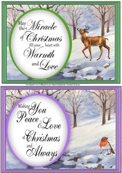 2, Lovely A5 Christmas Toppers
