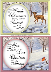 2, Lovely A5 Christmas Toppers