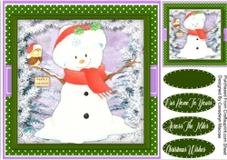 Snowmans Christmas Wishes