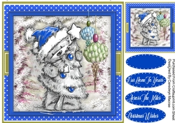 Teds Christmas Tree , Blue